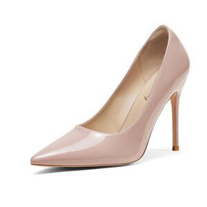 ELISABET TANG WOMEN'S HIGH HEELS PUMPS CLOSED POINTED TOE STILETTO 4INCH HE